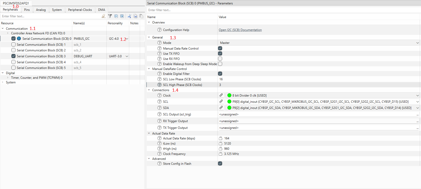 SCB Configuration Controller