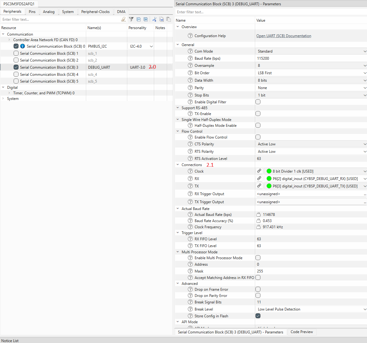 UART Configuration Controller